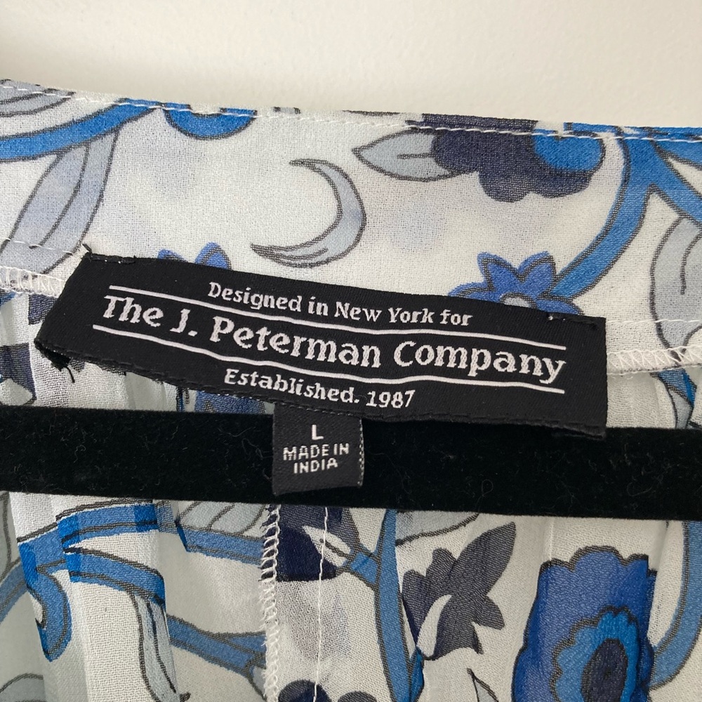 The J. Peterman Company Floral Caftan